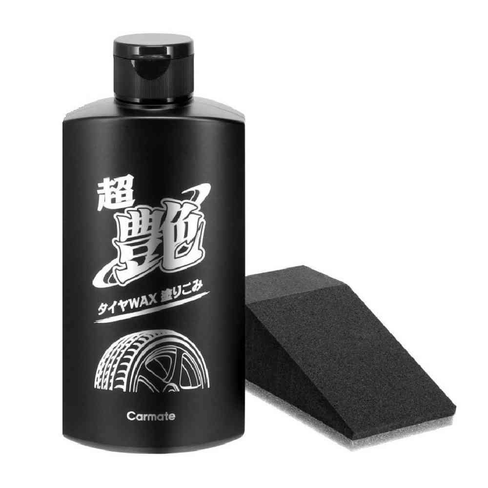 Carmate Super Gloss Tire Wax Application C195 200ml