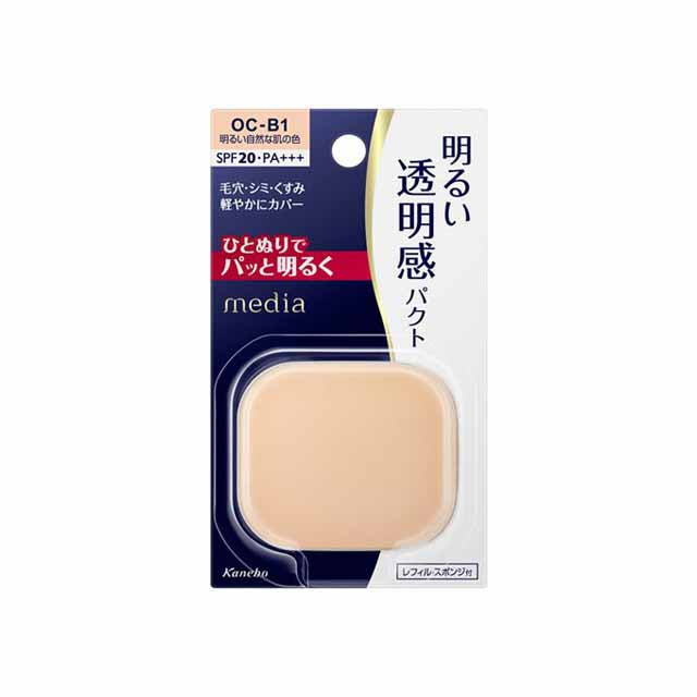 Kanebo Media Bright Up Pact OC-B1 11.5g