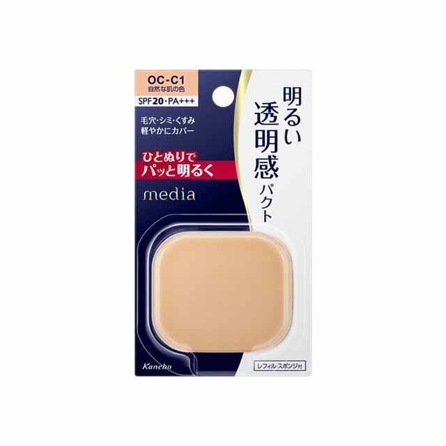 Kanebo Media Bright Up Pact OC-C1 11.5g