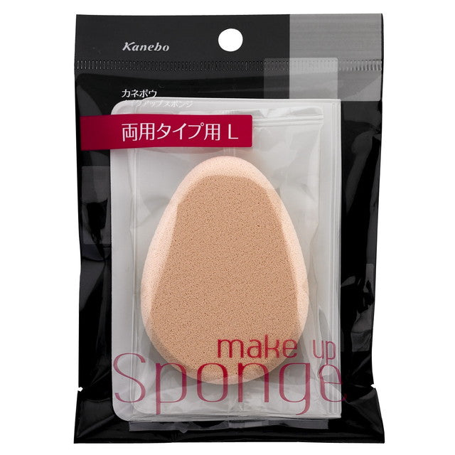 Kanebo Makeup Sponge Dual Use L 1pc