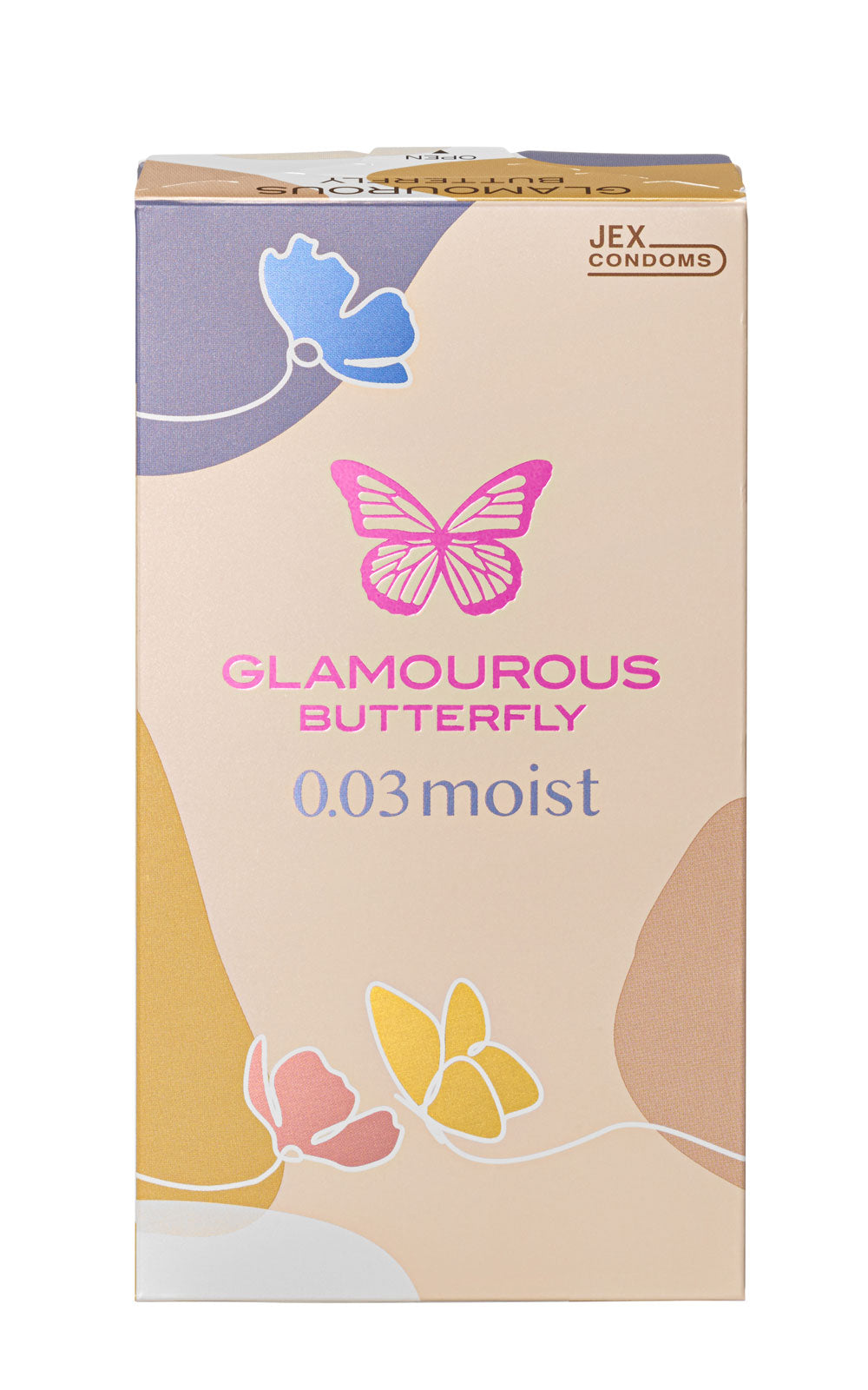 Jex Glamorous Butterfly 0.03 Moist 8 Pieces