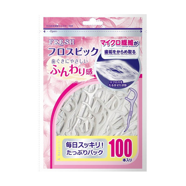 Dental Pro Fresh Floss Picks 100 Pieces