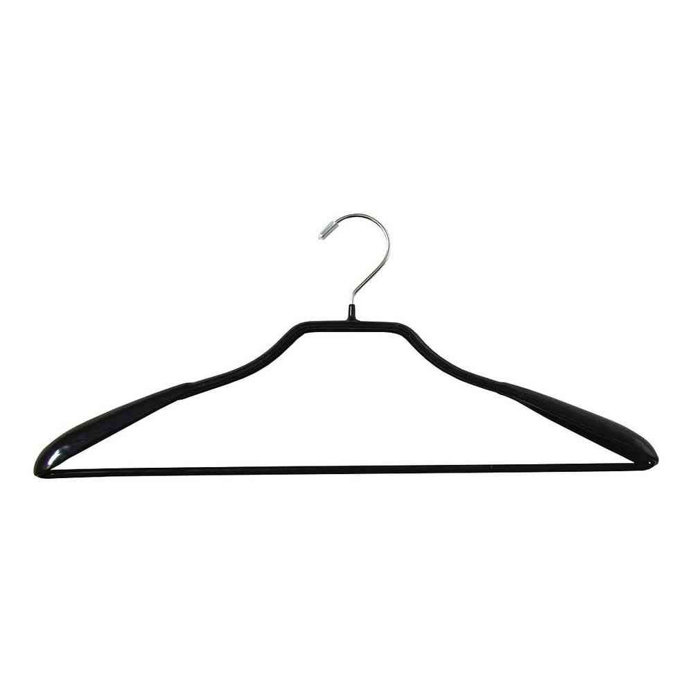 Shinko Hanger Non-Slip Hanger Jacket Hanger 42 PVC Black