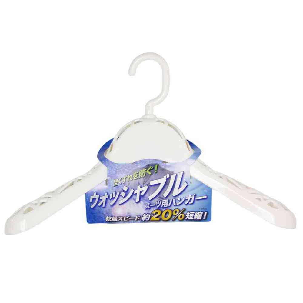 Shinko Hanger F-Fit Washable Suit Hanger White
