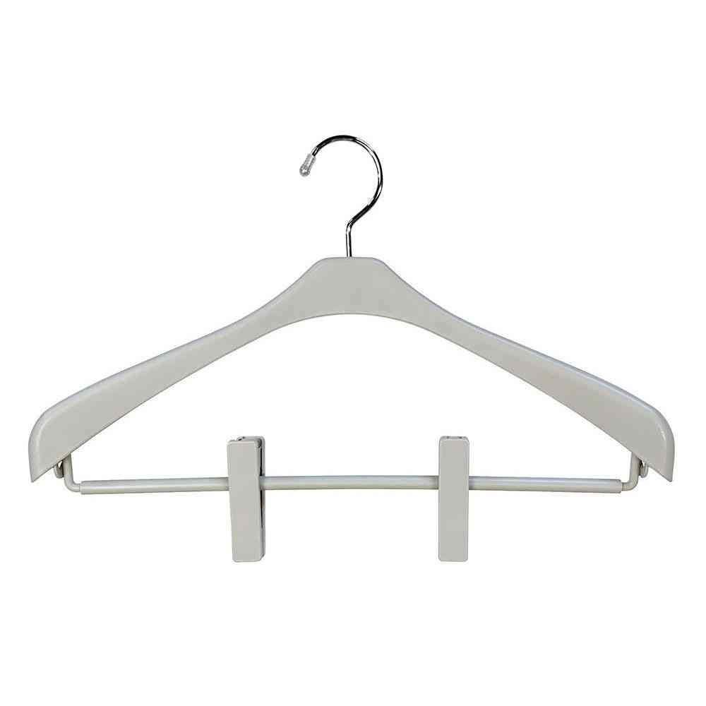 Shinko Hanger Mono Closet Suit Hanger Slim Clip Gray (2 pieces)