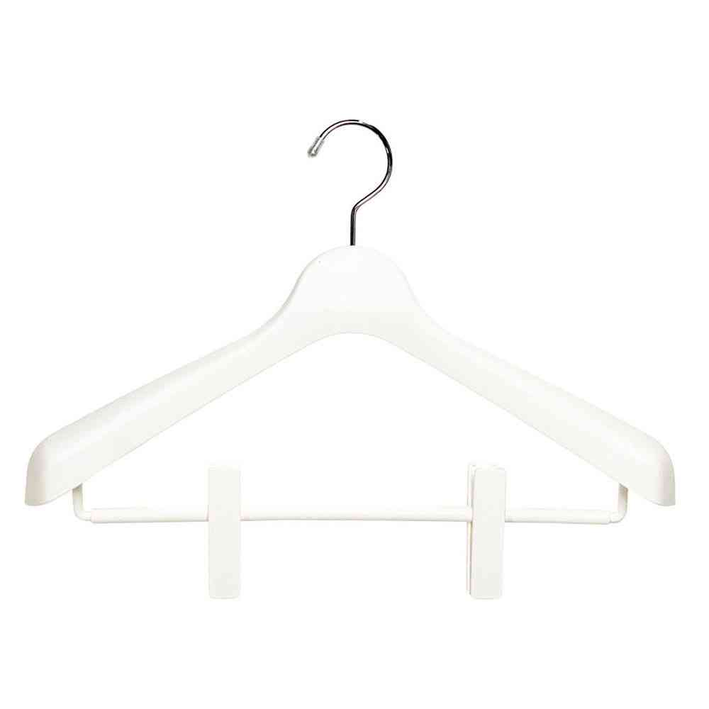Shinko Hanger Mono Closet Suit Hanger Clip 40 White