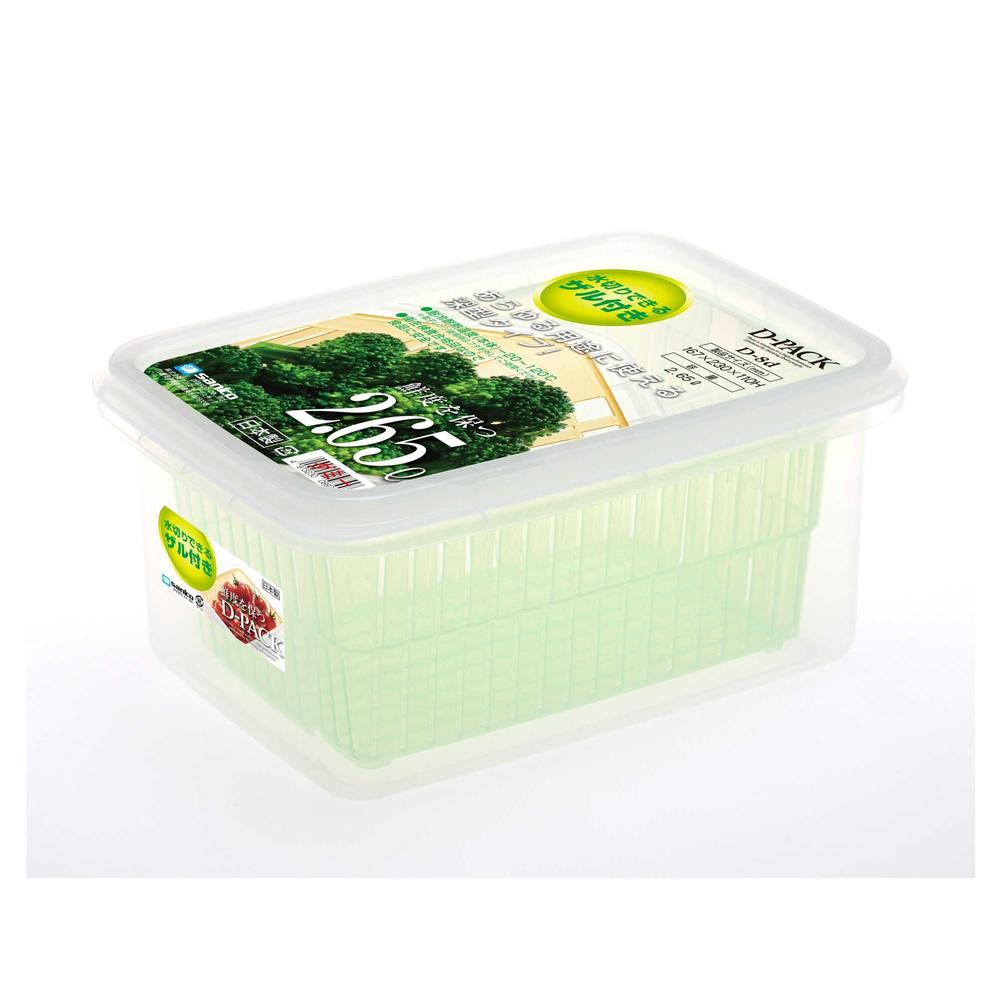 Sanko Plastic D-Pack with Strainer D-8d (Body 1, Strainer 1, Lid 1)