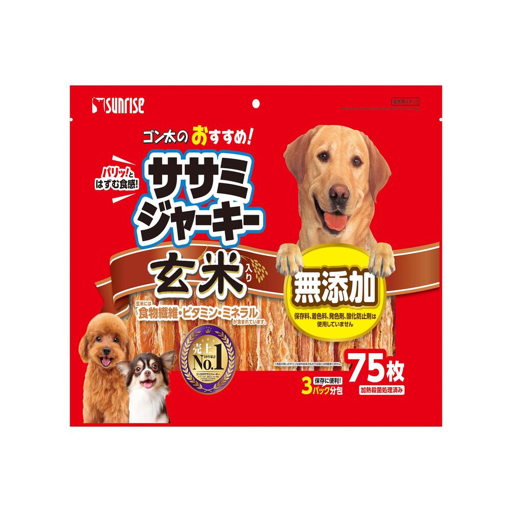 Marukan Sunrise Gonta's Recommended Chicken Breast Jerky with Brown Rice 75 Pieces