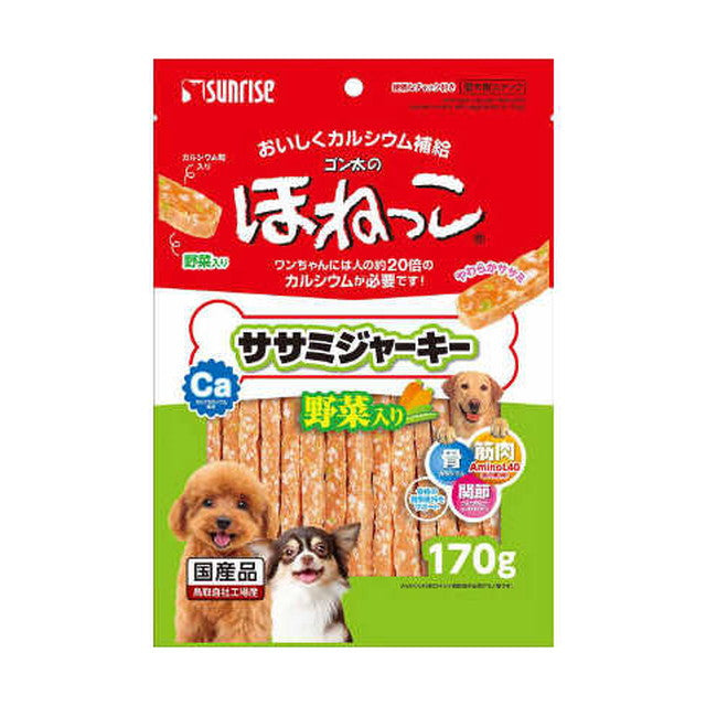Gonta's Bone Snack Chicken Breast Jerky with Vegetables 170g