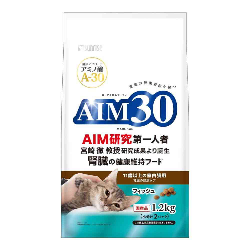 Marukan AIM30 Indoor Cats 11 Years and Older Kidney Health Care Fish 1.2kg