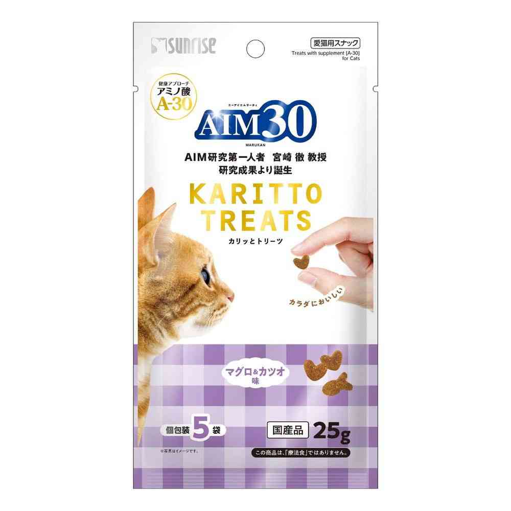 Marukan AIM30 Crispy Treats Tuna & Bonito Flavor 25g