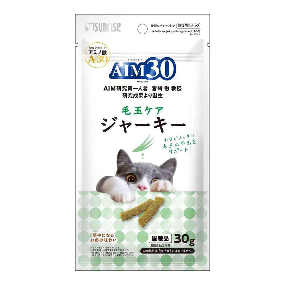 Marukan AIM30 Hairball Care Jerky 30g