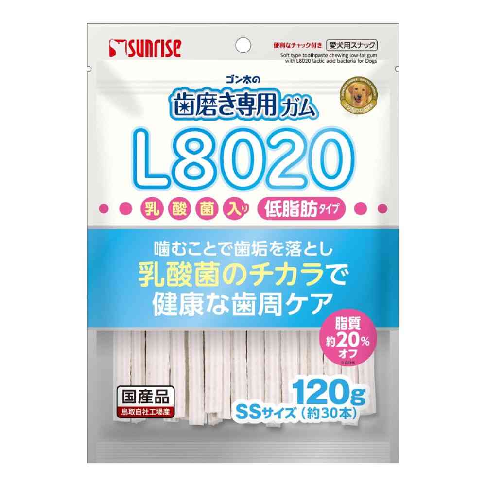 Marukan Sunrise Gonta's Dental Chew Gum SS Lactobacillus Low Fat 120g