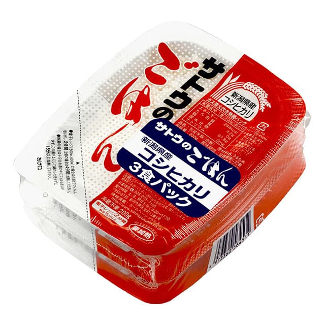 Sato's Rice Niigata Koshihikari 200g x 3
