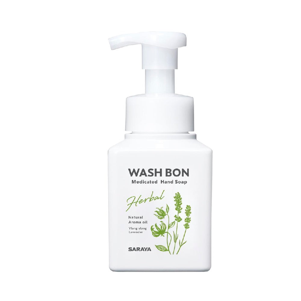 [Quasi-Drug] Saraya Washbon Herbal Medicinal Hand Soap 310ml