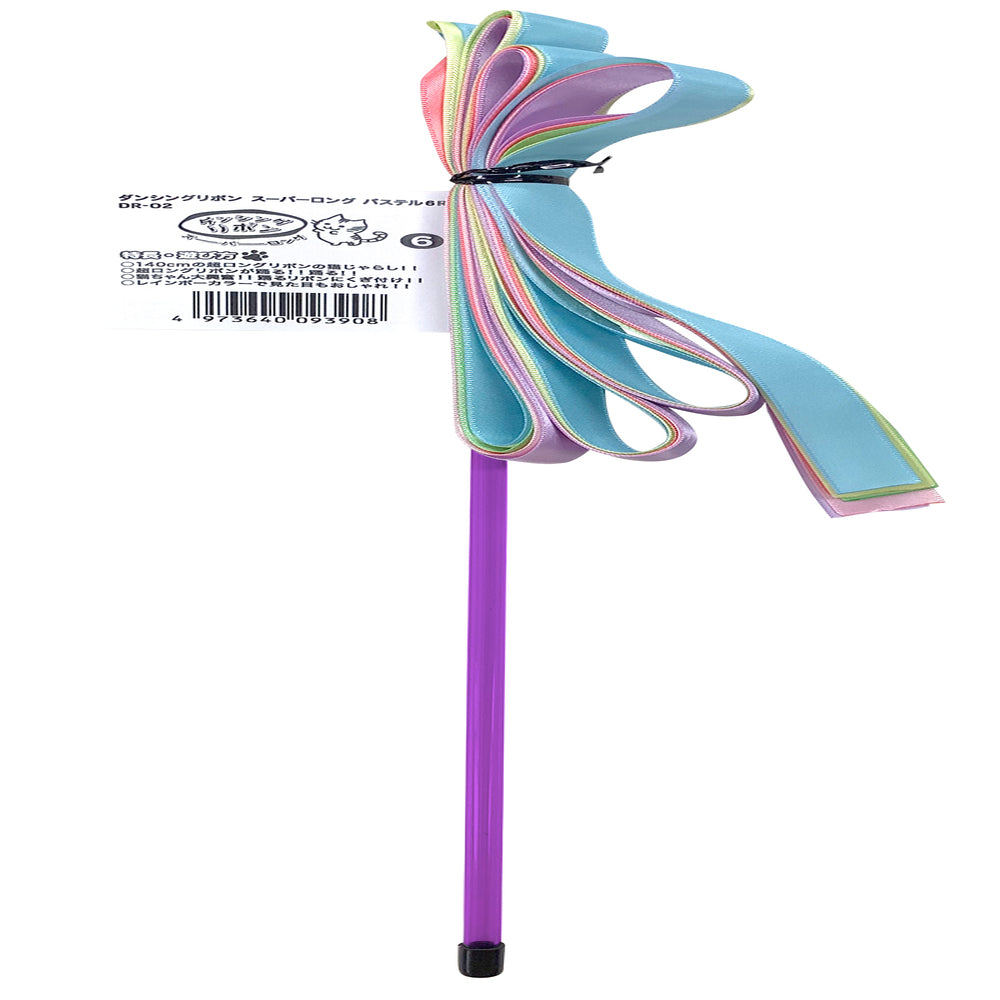 Super Cat Dancing Ribbon Super Long Pastel 6R