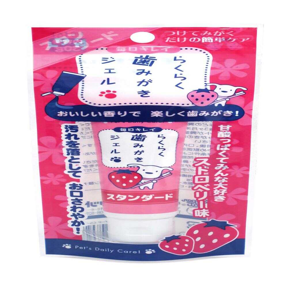 Super Cat Easy Tooth Cleaning Gel Standard Strawberry 1 Piece