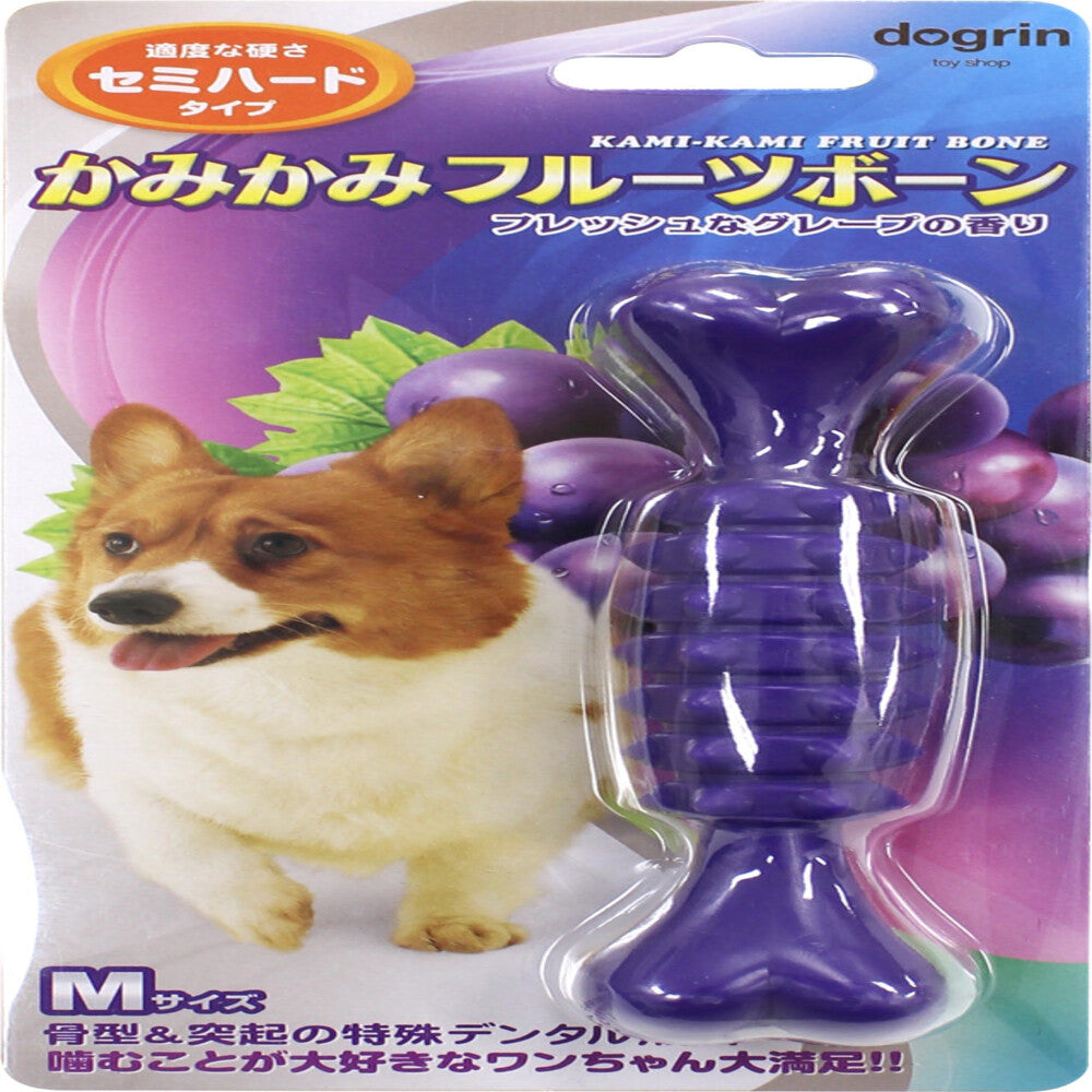 Super Cat Chew Fruit Bone Semi-Hard M Grape 1 Piece