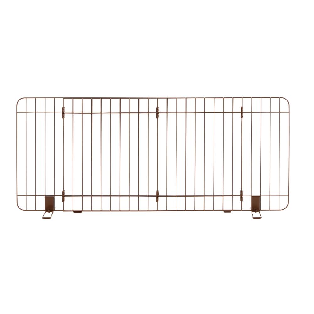 Expandable Stand Easy Pet Gate 120-180 Brown