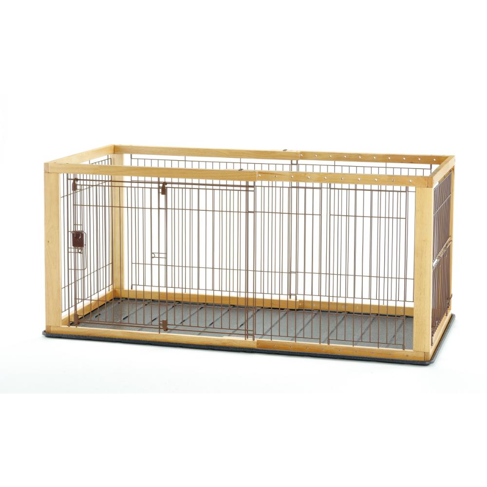 Wooden Slide Pet Circle Wide Natural