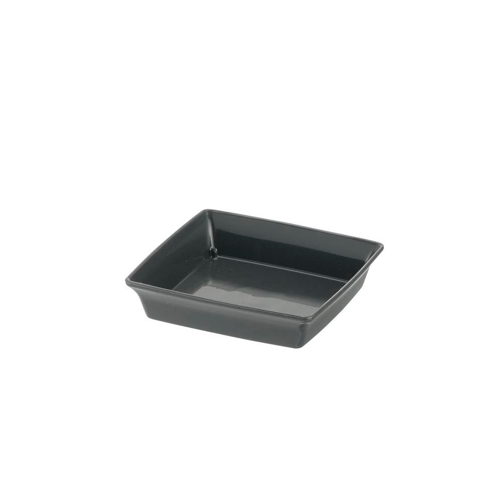 Richell Baby Leaf Plate Dark Gray