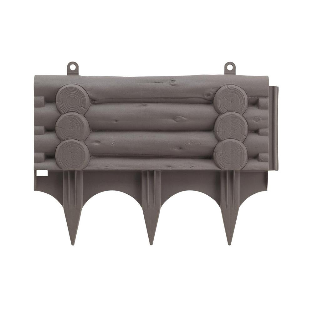 Richell Soil Retaining Log Type Dark Brown