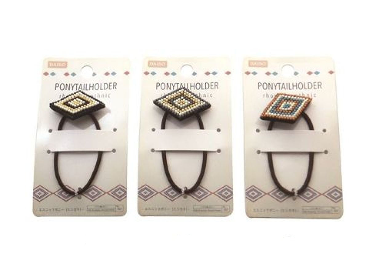 Ethnic Ponytail Holder (Hishigata)