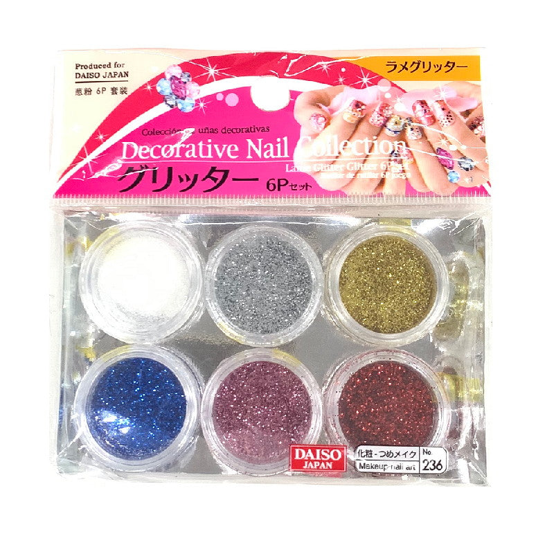 Glitter (6-Piece Set, Glitter)
