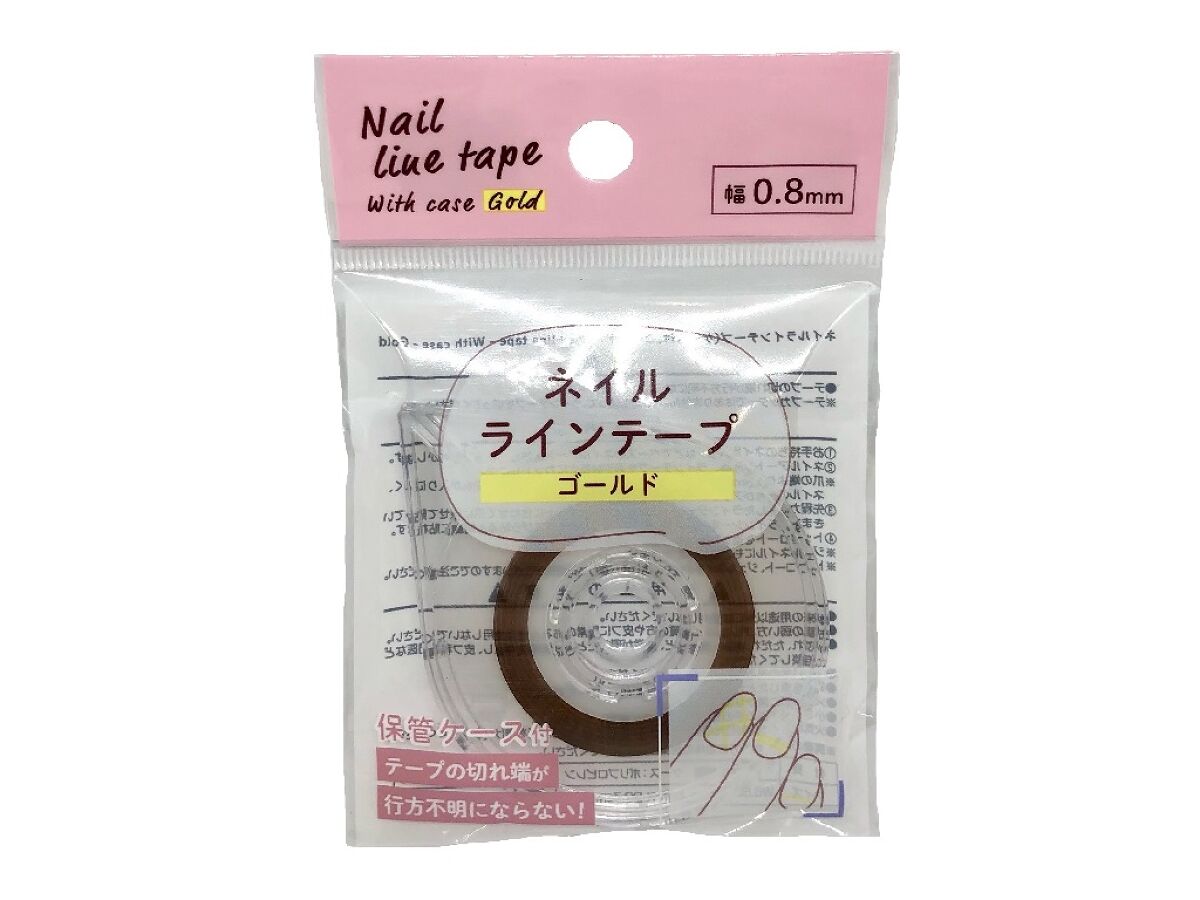 Nail Line Tape (with Case, Gold)
