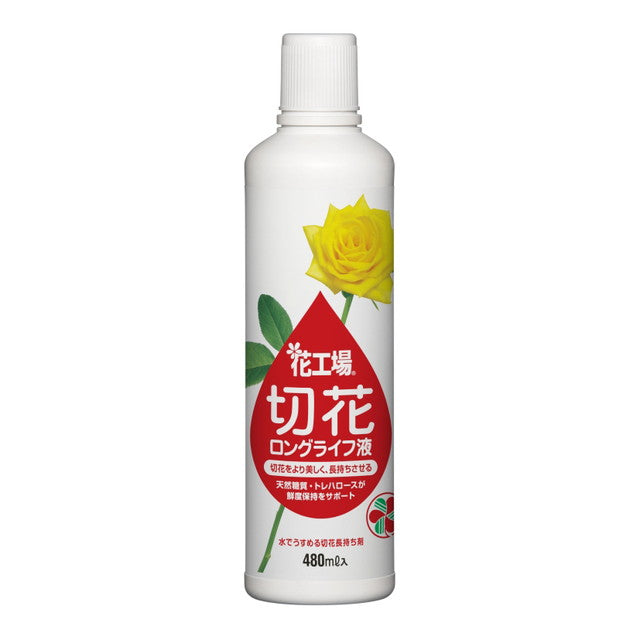 Sumitomo Chemical Gardening Flower Factory Long Life Cut Flower Solution 480ml