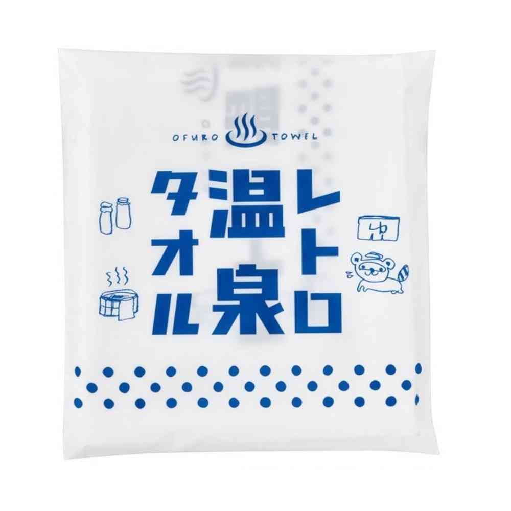 Nissen Shoko Retro Onsen Towel Blue 1 Piece