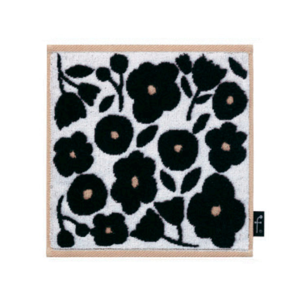 Nissen Shoko FUFU MONO FORM Eme Towel Chief Black (1 piece)