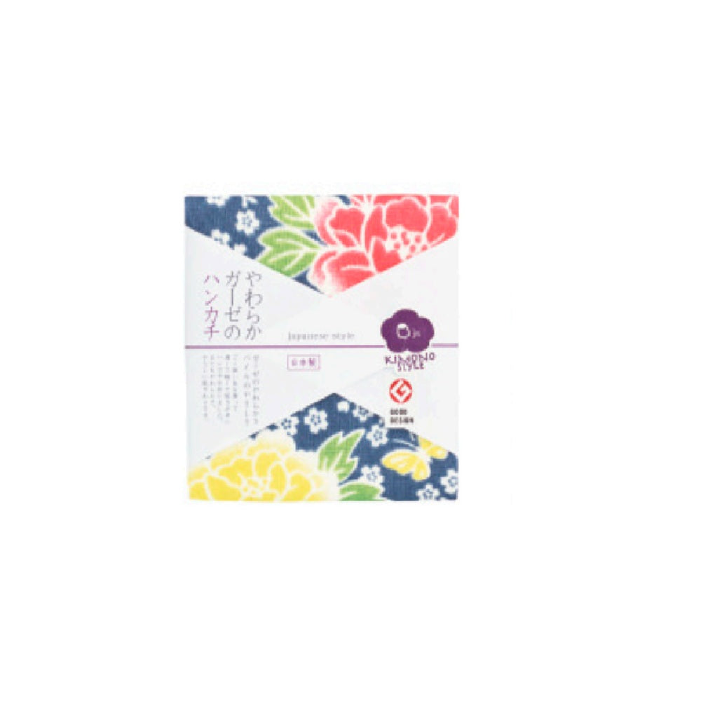 Nissen Shoko Japanese Style Hanagoromo Handkerchief (1 Piece)