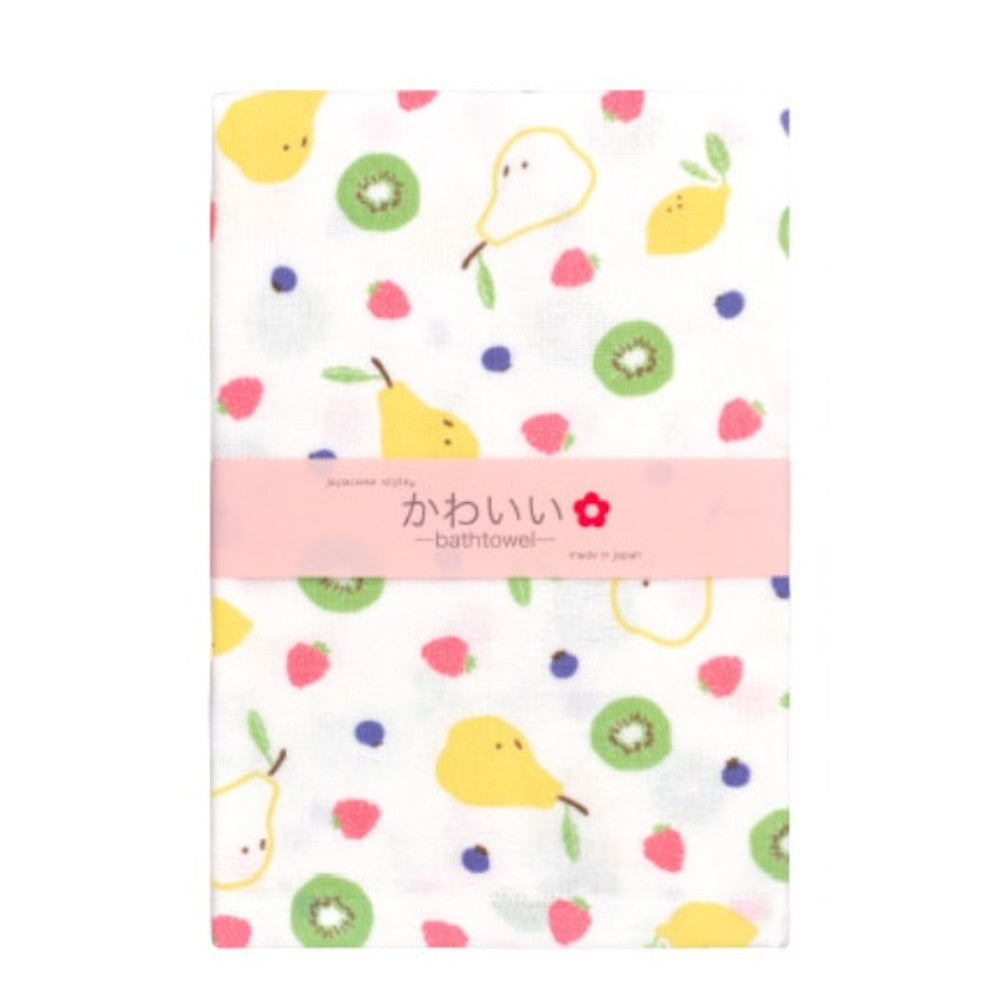 Nissen Shoko Japanese Style Fruit Tea Bath Towel (1 Piece)