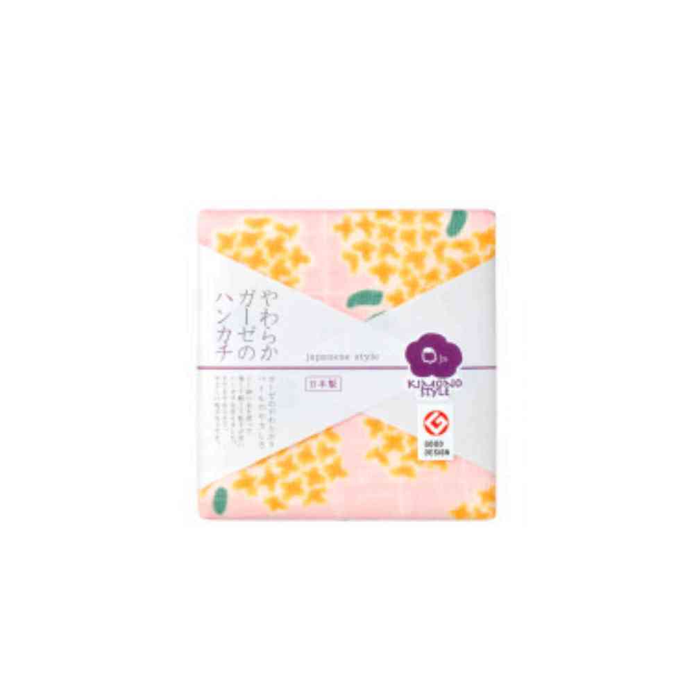 Nissen Shoko Japanese Style Kinmokusei Handkerchief