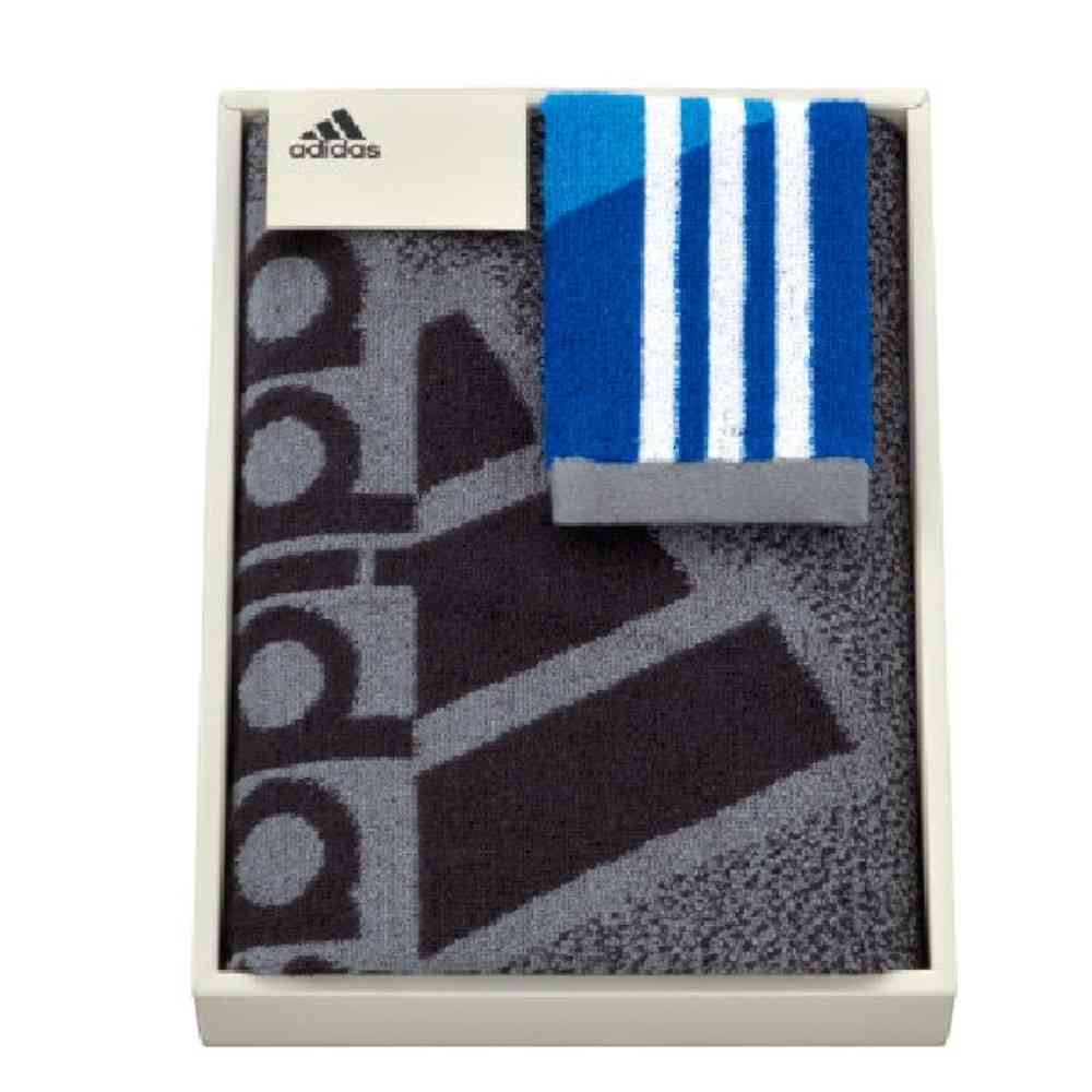 Nissen Shoko adidas Collect Sports Towel & Towel Chief Set - Boxed (1 Sports Towel & 1 Towel Chief)