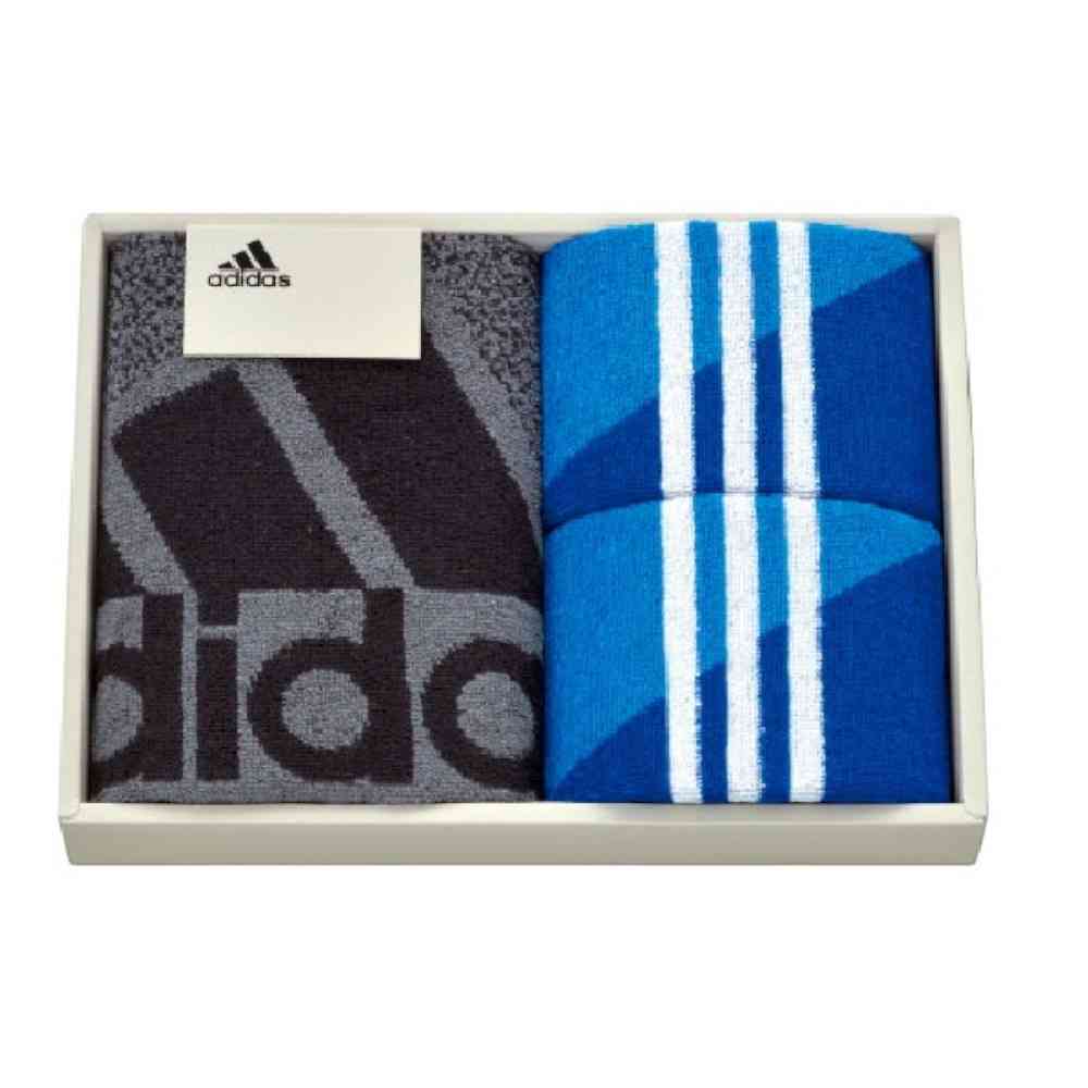 Nissen Shoko adidas Collect Face Towel & Towel Chief Set - Boxed (1 Face Towel & 2 Towel Chiefs)