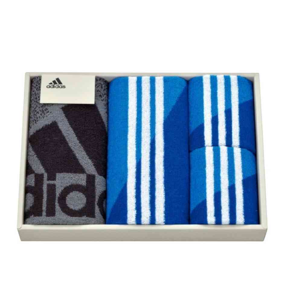 Nissen Shoko adidas Collect Face Towel & Towel Chief Set - Boxed (2 Face Towels & 2 Towel Chiefs)