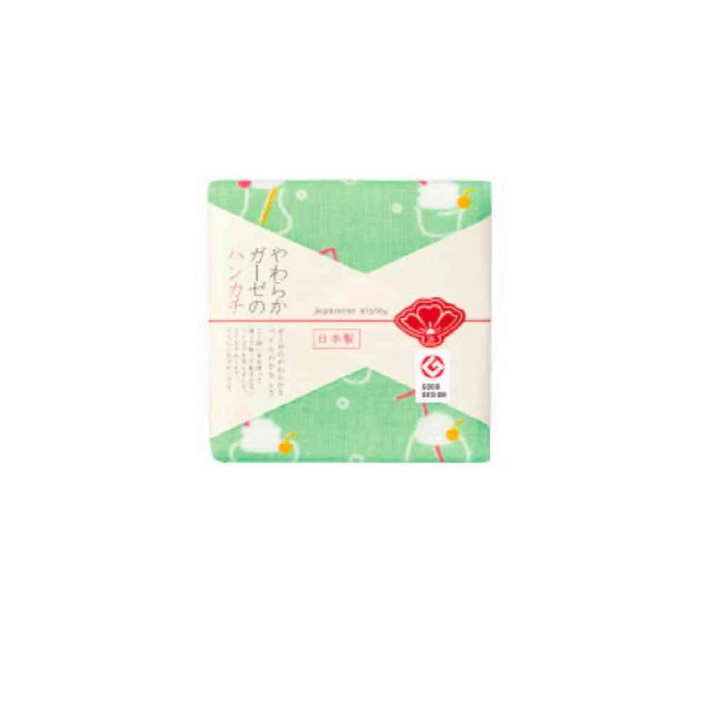 Nissen Shoko Japanese Style Pure Cafe Handkerchief 1 Piece