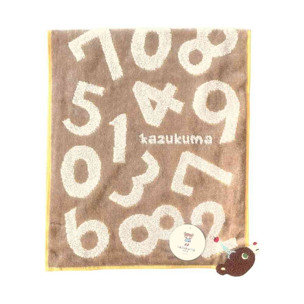 Nissen Shoko Kazukuma Patch Towel Chief Beige 1 Piece