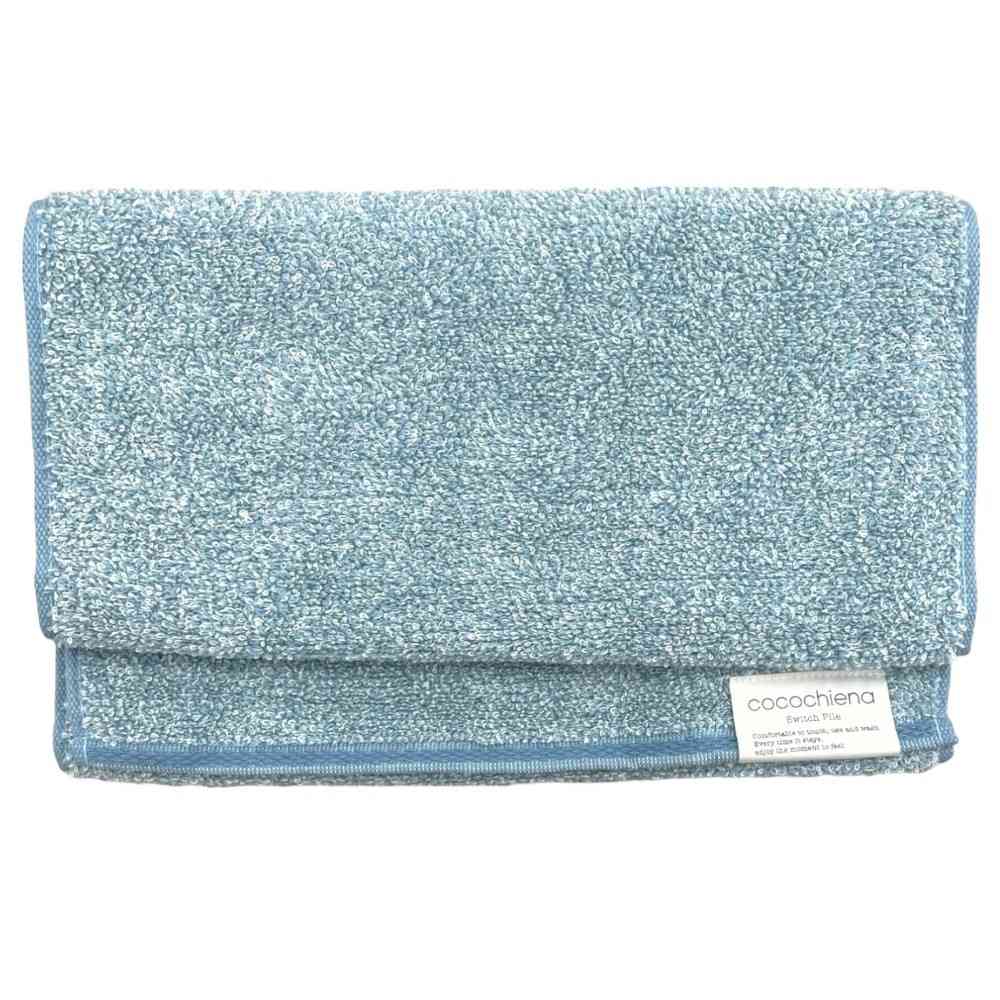 Nissen Shoko Cocochiena2 Slim Bath Towel Blue 1 Piece