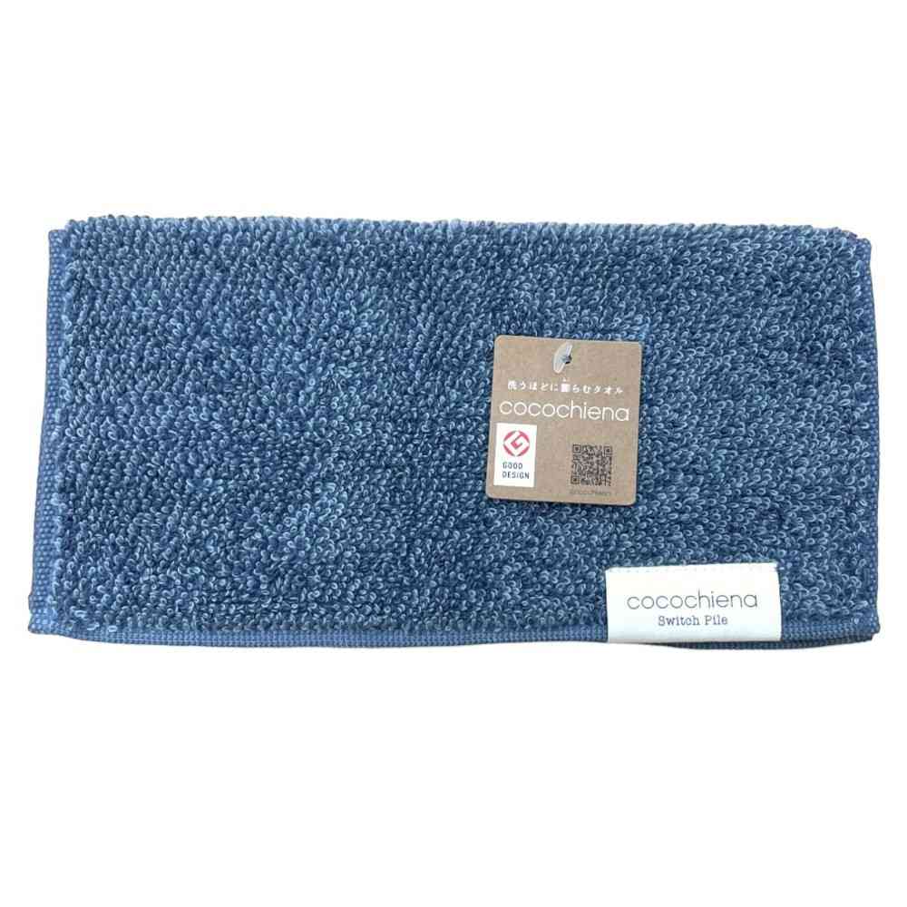 Nissen Shoko Cocochiena2 Face Towel Navy Blue 1 Piece