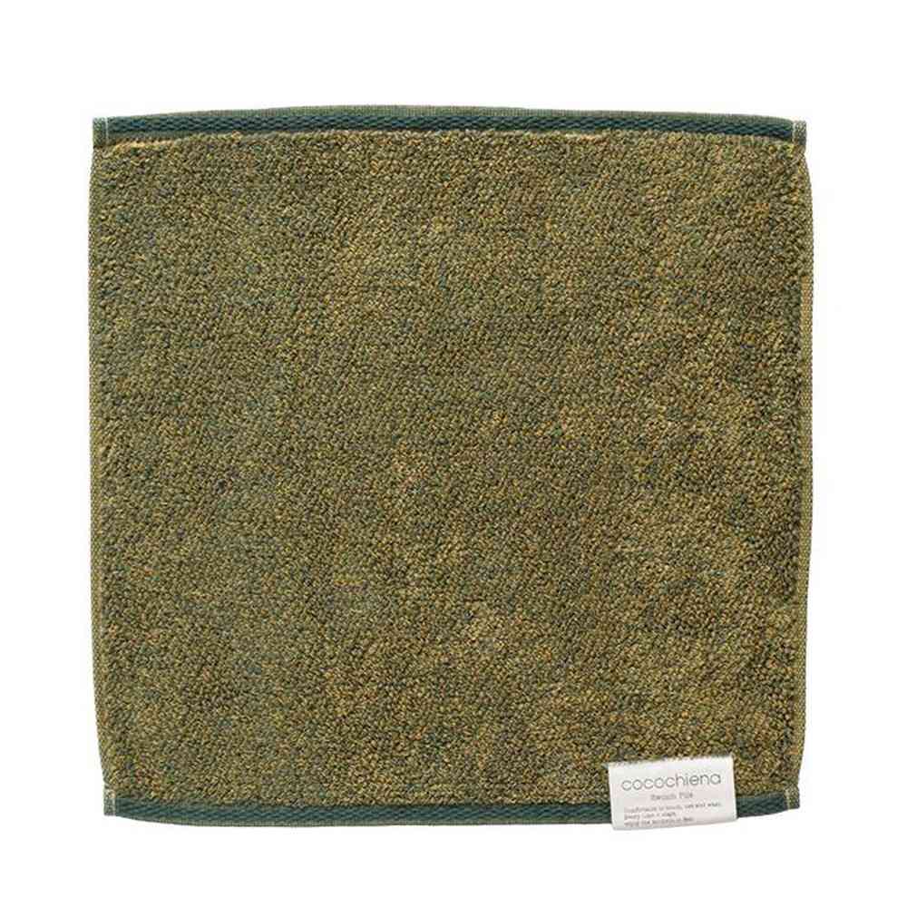 Nissen Shoko Cocochiena2 Wash Towel Dark Green 1 Piece