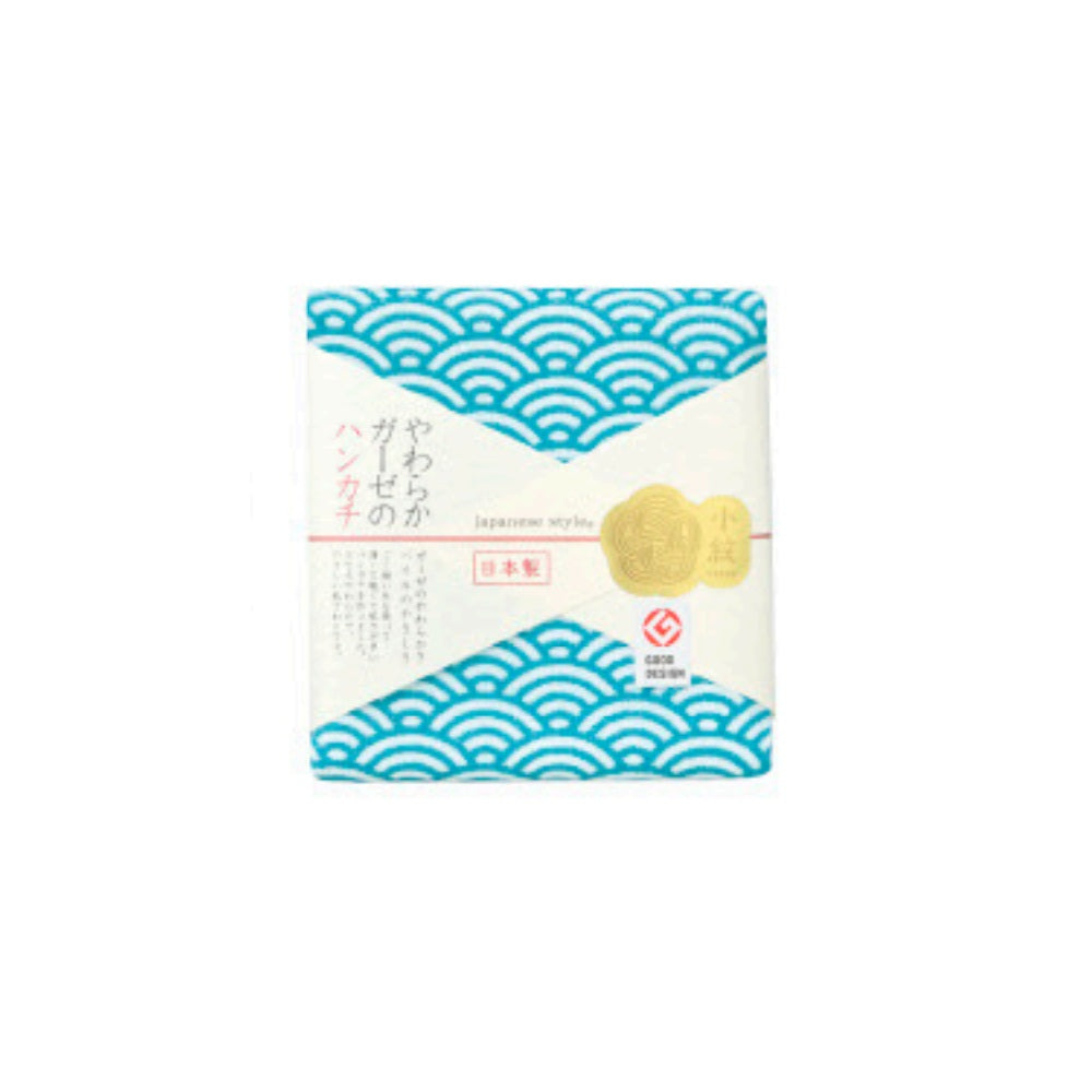 Nissen Shoko Japanese Style Seikaiha Handkerchief 1 Piece