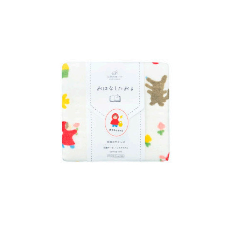 Nissen Shoko Angel Gauze Ohana Towel (Little Red Riding Hood) - Handkerchief (1 Piece)