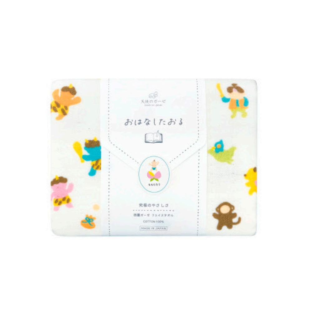 Nissen Shoko Angel Gauze Ohana Towel (Peach Boy) - Face Towel (1 Piece)