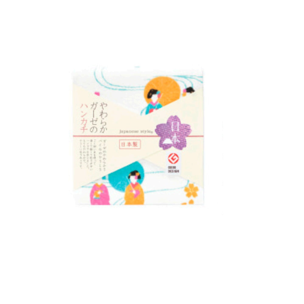 Nissen Shoko Japanese Style Miyabi Maiko Handkerchief (1 Piece)