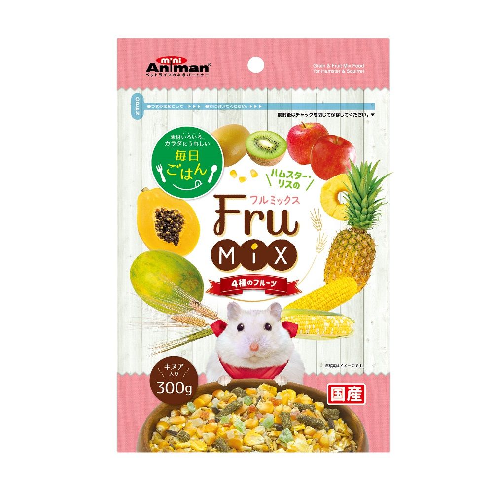 Mini Animan Hamster & Squirrel FruMIX 300g