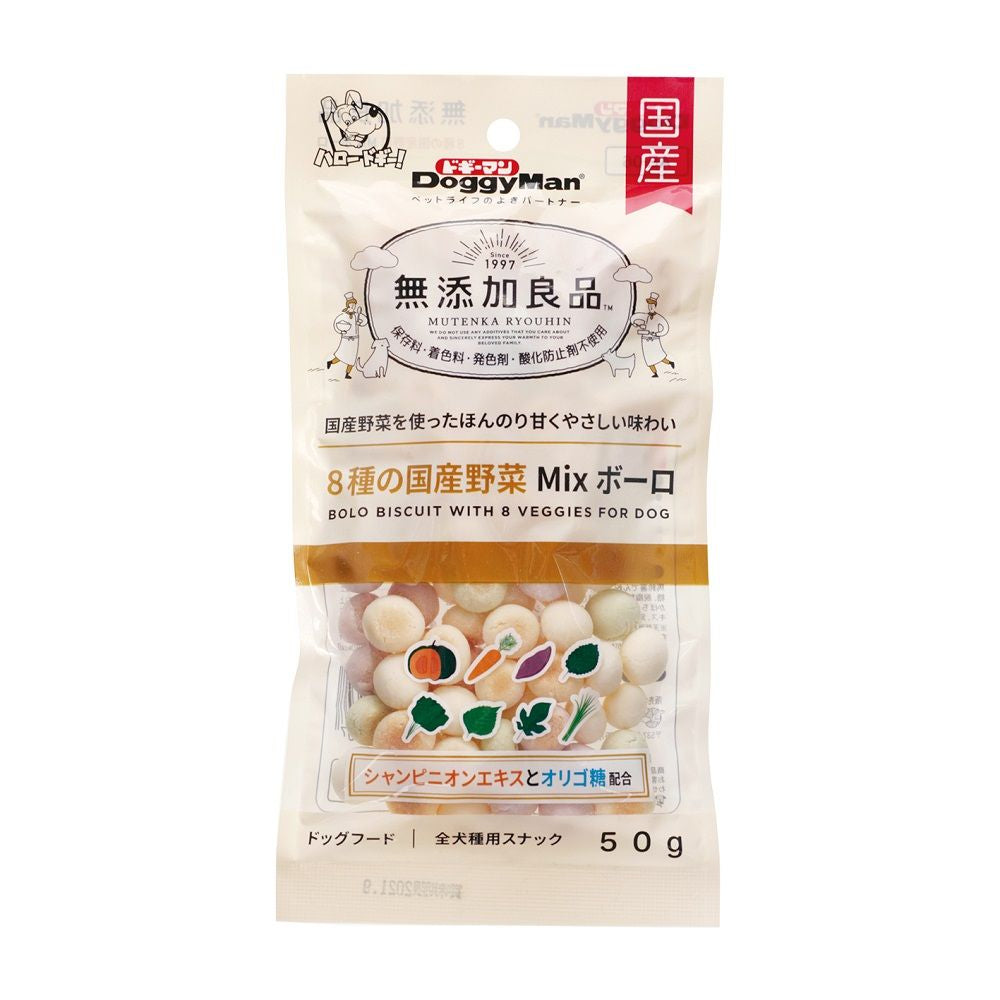 Doggy Man Additive-Free 8 Types of Domestic Vegetable Mix Boro 50g