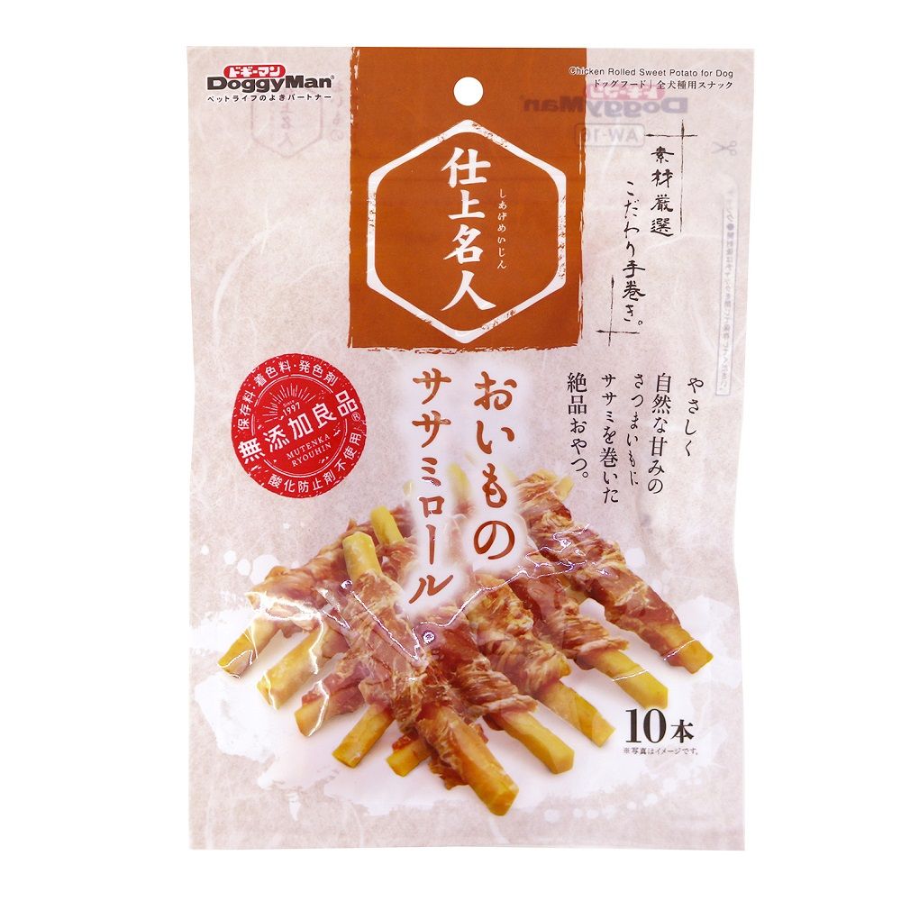 Doggy Man Finishing Master Sweet Potato Chicken Breast Roll 10 Sticks